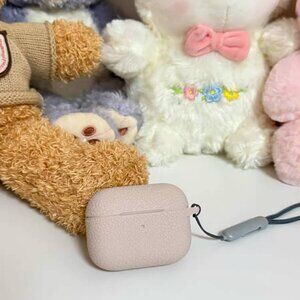 Textured Soft Earbud Case w/ Strap